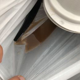 Beware of scorching hot chicken juice at the bottom of the ToGo bags!! Almond ruined my car seat. Ugh!! Beware of scorching hot chicken juice at the bottom of the ToGo bags!! Almond ruined my car seat. Ugh!!