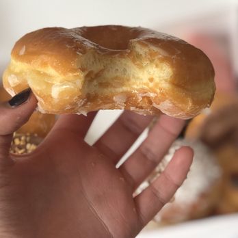 Carolina Glazed Donuts - OG glazed cross section - Coffee & Tea Near Me - Durham, North Carolina