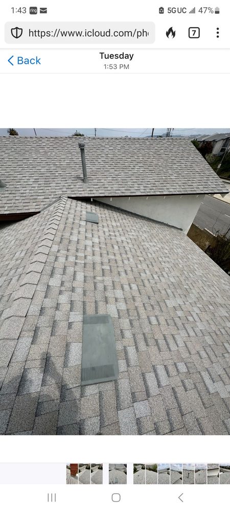 Slide of Rescue Roofing Construction