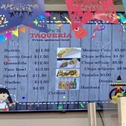Lupe's Taqueria - Menu