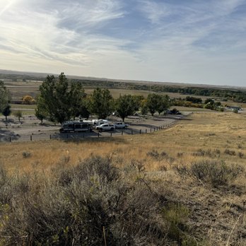 7th Ranch Rv Camp - View from hilltop walking path - Campgrounds Near Me - Garryowen, Montana
