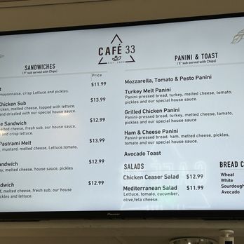 Cafe 33 - Menu - Coffee & Tea Near Me - Sacramento, California