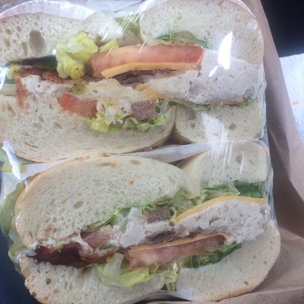J & J Bagels - Tuna BLT on a bagel - hitting the spot! - Bagels Near Me - Georgetown, Delaware