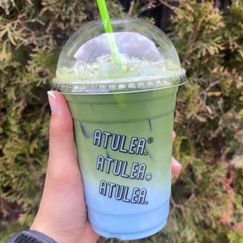 Atulea - Butterfly pea matcha latte - Bubble Tea Near Me - Seattle, Washington Atulea - Butterfly pea matcha latte - Bubble Tea Near Me - Seattle, Washington