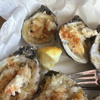 Belly’s On The Brazos - Grilled oysters- crab au gratin - New American Near Me - Freeport, Texas Belly’s On The Brazos - Grilled oysters- crab au gratin - New American Near Me - Freeport, Texas