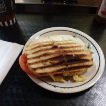 Corner Bakery - A burnt pesto egg panini. - Sandwiches Near Me - Los Angeles, California Corner Bakery - A burnt pesto egg panini. - Sandwiches Near Me - Los Angeles, California