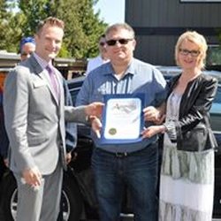 BEST EVER HOME CARE - Owners Julia and Eugene, Best Ever Home Care Ribbon Cutting 07.14.18
