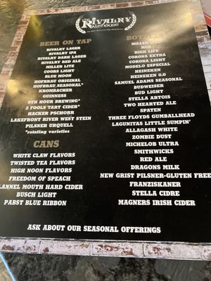 Menu photo 2 Rivalry Alehouse Antioch, IL Menu photo 2 Rivalry Alehouse Antioch, IL