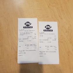 DQ Grill & Chill - DQ receipts