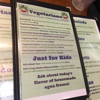 5 Rabanitos - special vegetarian menu! - Mexican Near Me - Chicago, Illinois