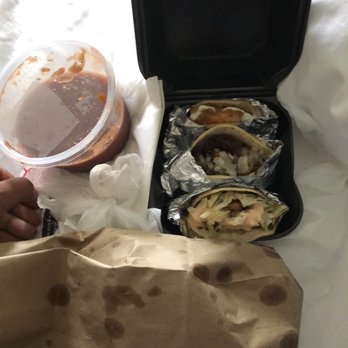 Don Taco - My order 1) Siracha Chicken Taco 2) Carne Asada Taco 3) Land & Sea Taco with chips and salsa - Mexican Near Me - Alexandria, Virginia Don Taco - My order 1) Siracha Chicken Taco 2) Carne Asada Taco 3) Land & Sea Taco with chips and salsa - Mexican Near Me - Alexandria, Virginia
