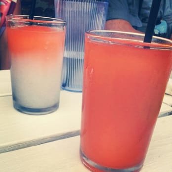 El Chucho - strawberry-habanero margarita and a "swirl" with s-h & lime - Mexican Near Me - Washington, DC, District of Columbia El Chucho - strawberry-habanero margarita and a "swirl" with s-h & lime - Mexican Near Me - Washington, DC, District of Columbia