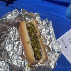 Ruby Mountain Hotdogs - Regular dog jalapeño and onion