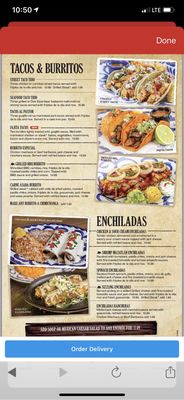 Menu photo 7 El Torito Woodland Hills, CA