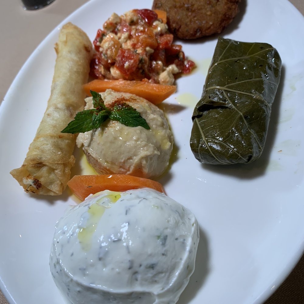 Open Kitchen D.C. - Mezze Plate ~ chefs cigar, tzatziki, hummus, hiti piti, falafel and dolma - Cooking Classes Near Me Open Kitchen D.C. - Mezze Plate ~ chefs cigar, tzatziki, hummus, hiti piti, falafel and dolma - Cooking Classes Near Me