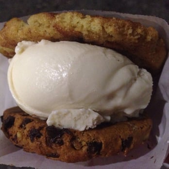 CREAM - Snickerdoodle and banana walnut chocolate chip cookie with soy vanilla ice cream - Desserts Near Me - Berkeley, California