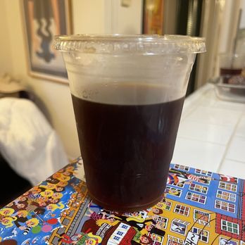 Constellation Coffee - Cold brew requested no ice and they wouldn't fill it up all the way. - Coffee & Tea Near Me - La Cañada Flintridge, California