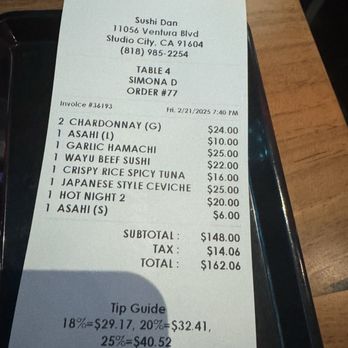 Sushi Dan - Damage! - Sushi Bars Near Me - Studio City, California Sushi Dan - Damage! - Sushi Bars Near Me - Studio City, California