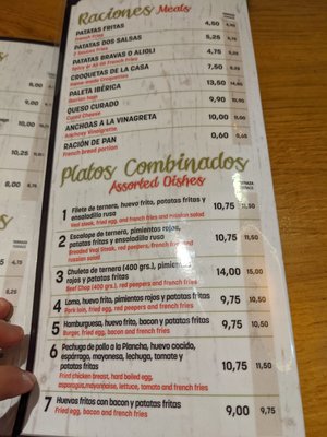 Menu photo 1 Bizuete Bilbao, BI