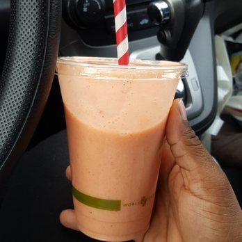 The Lights Cafe - Jaxx Izzo smoothie. Bananas, strawberries, and orange juice. Simple but heavenly! - Coffee & Tea Near Me - Charlotte, North Carolina The Lights Cafe - Jaxx Izzo smoothie. Bananas, strawberries, and orange juice. Simple but heavenly! - Coffee & Tea Near Me - Charlotte, North Carolina