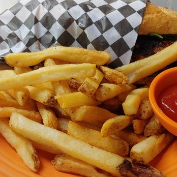 Overlook Grill - Chicken banh mi and fries - Seafood Near Me - Las Vegas, Nevada Overlook Grill - Chicken banh mi and fries - Seafood Near Me - Las Vegas, Nevada