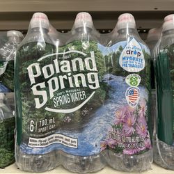 Shaw's - Poland Spring water. From Poland Maine