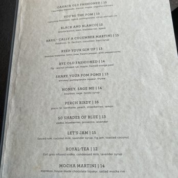 City Perch Kitchen + Bar - Craft cocktail's menu - New American Near Me - North Bethesda, Maryland City Perch Kitchen + Bar - Craft cocktail's menu - New American Near Me - North Bethesda, Maryland