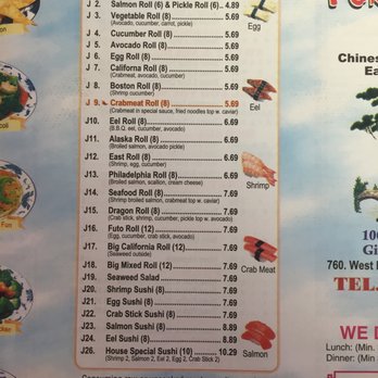 Fortune Garden Chinese Restaurant - Great food plus they have SUSHI!! - Chinese Near Me - Red Lion, Pennsylvania
