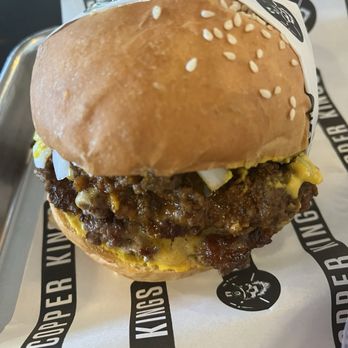 Copper Kings - Chili burger. Good but the chili needs more pizazz. - Burgers Near Me - San Marcos, California Copper Kings - Chili burger. Good but the chili needs more pizazz. - Burgers Near Me - San Marcos, California