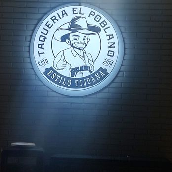 Taqueria El Poblano - Front entrance logo - Mexican Near Me - Anaheim, California