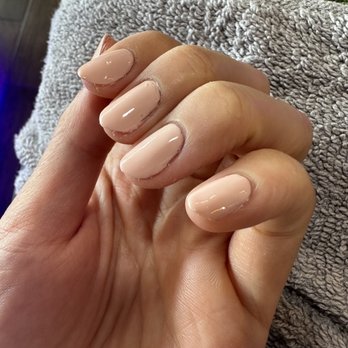 Organic Day Spa - Cuticles not well cleaned, edges are rough, paint job is rough. - Day Spas Near Me - Austin, Texas