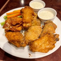 Meadows Restaurant - Half Lemon Lepper + Old Bay wings