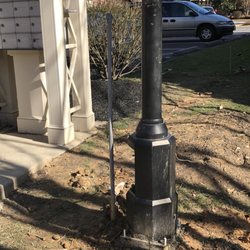 JAJ Restored Electrical & Lighting Service - Outside light poles repair