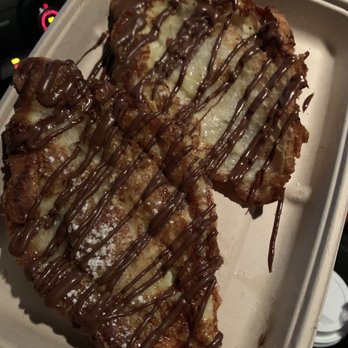Nutella Cafe - Croissant French toast - Desserts Near Me - Chicago, Illinois Nutella Cafe - Croissant French toast - Desserts Near Me - Chicago, Illinois
