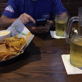 Beef 'O' Brady's - Chips and quest with a pitcher of beer. - Sports Bars Near Me - Parrish, Florida
