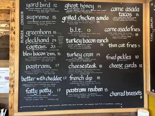 Menu photo 1 Boat Yard Cafe Homer, AK