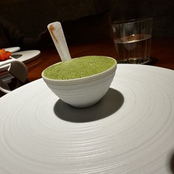 Addison - yuzu custard, green kiwi, ceremonial matcha - New American Near Me - San Diego, California Addison - yuzu custard, green kiwi, ceremonial matcha - New American Near Me - San Diego, California
