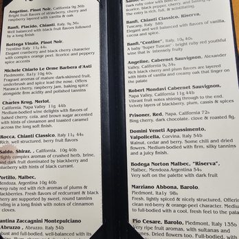 Nicola's - Drink menu - Italian Near Me - Omaha, Nebraska