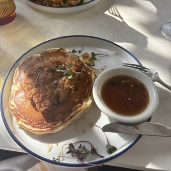 Sawyer & Co - Chicken and pancakes - must ask for syrup on side Chicken & Pancakes - Diners Near Me - Austin, Texas Sawyer & Co - Chicken and pancakes - must ask for syrup on side Chicken & Pancakes - Diners Near Me - Austin, Texas