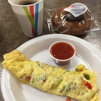 The View Cafe - Made to order omelet, bagel with creme cheese, coffee for $4.27 - not bad! - Cafes Near Me - Las Vegas, Nevada