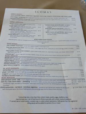 Menu photo 2 Scoma's of Sausalito Sausalito, CA Menu photo 2 Scoma's of Sausalito Sausalito, CA