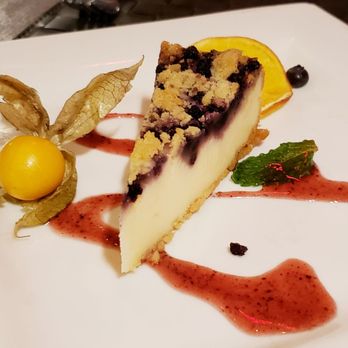 La Vecchia Ristorante - Blueberry cheesecake. It was excellent - Italian Near Me - Toronto, Ontario La Vecchia Ristorante - Blueberry cheesecake. It was excellent - Italian Near Me - Toronto, Ontario