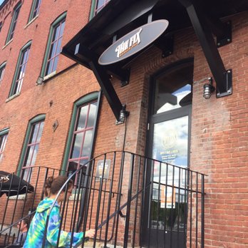 The Fix Burger Bar - Hipster warehouse setting (this is entrance) - Burgers Near Me - Worcester, Massachusetts The Fix Burger Bar - Hipster warehouse setting (this is entrance) - Burgers Near Me - Worcester, Massachusetts