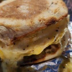 Superette - Egg and sausage sandwich