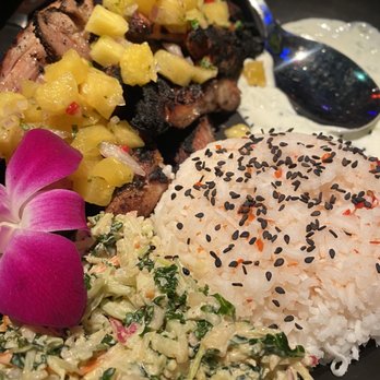 Adrift Tiki Bar - Jerk chicken platter - Tiki Bars Near Me - Denver, Colorado
