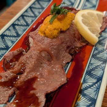 Takenaka Uni Bar - Waygu uni sushi (sold by the piece) - Seafood Near Me - Vancouver, British Columbia Takenaka Uni Bar - Waygu uni sushi (sold by the piece) - Seafood Near Me - Vancouver, British Columbia
