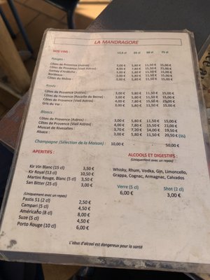 Menu photo 1 La Mandragore Menton, 06