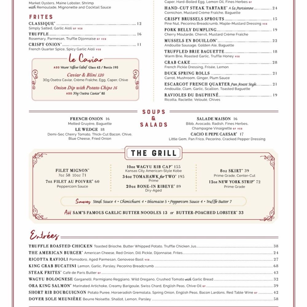 Le Ame - Menu - Steakhouses Near Me - Phoenix, Arizona Le Ame - Menu - Steakhouses Near Me - Phoenix, Arizona