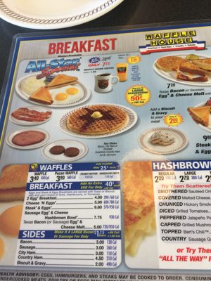Menu photo 5 Waffle House Pensacola, FL Menu photo 5 Waffle House Pensacola, FL