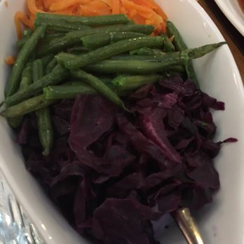 The Weighbridge Brewhouse - Side dishes served with all mains- carrots, great beans, and red cabbage - British Near Me - Swindon, SWD